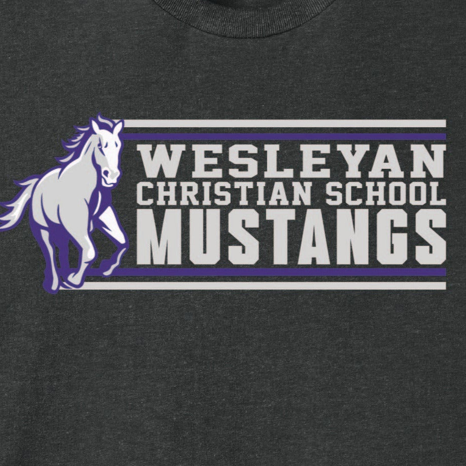 WCS with HORSE BELLA+CANVAS® Unisex Dark Heather Grey Short Sleeve Tee