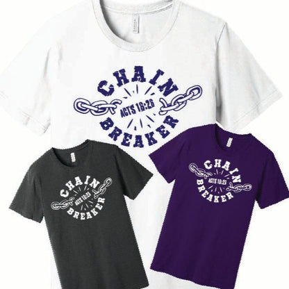 CHAIN BREAKER Theme shirt for 2025-26 BELLA+CANVAS® Unisex CVC Short Sleeve Tee