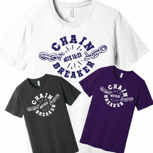 CHAIN BREAKER Theme shirt for 2025-26 BELLA+CANVAS® Unisex CVC Short Sleeve Tee