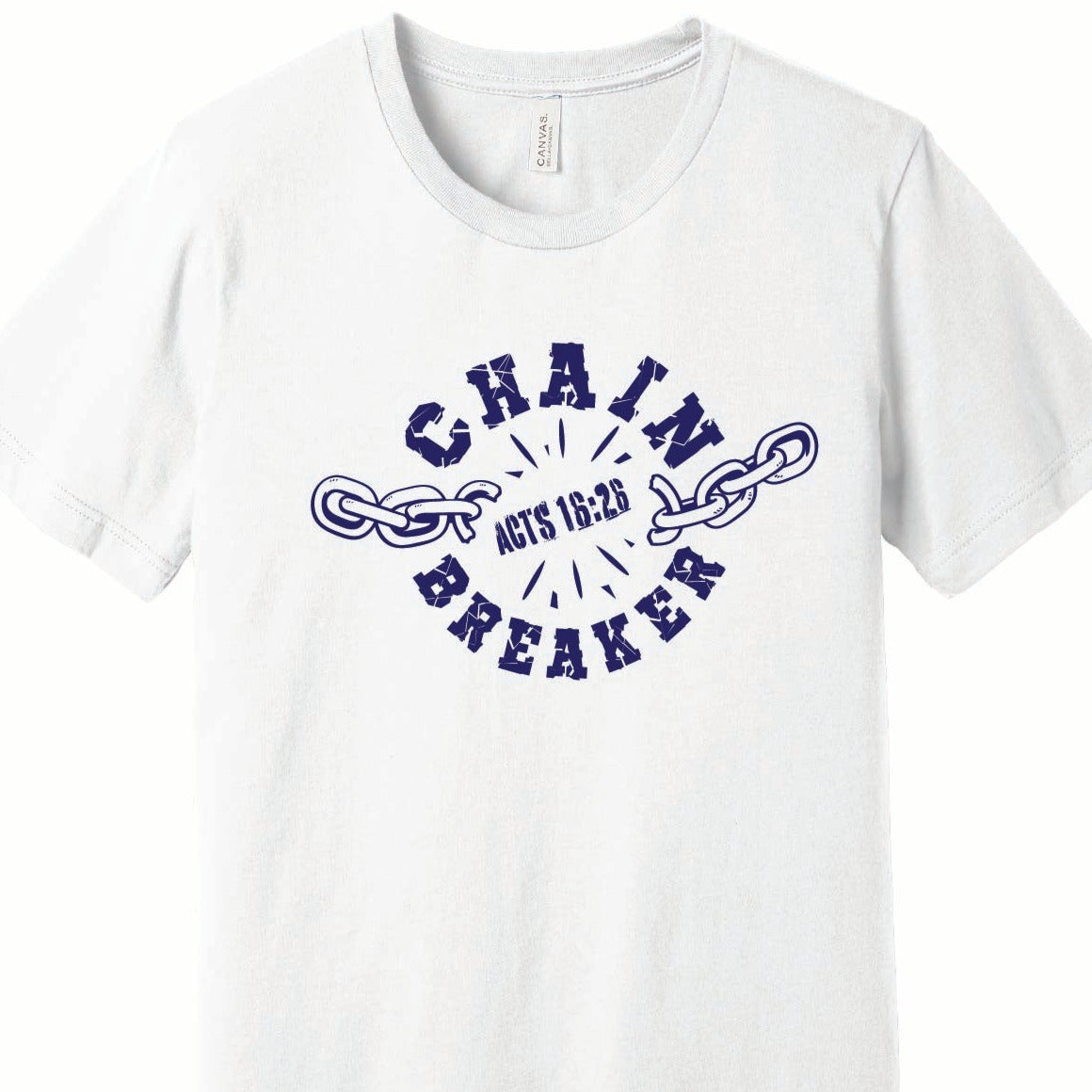 CHAIN BREAKER Theme shirt for 2025-26 BELLA+CANVAS® Unisex CVC Short Sleeve Tee