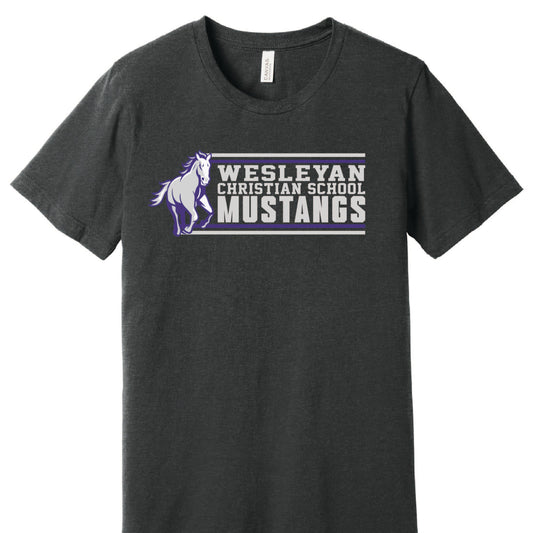 WCS with HORSE BELLA+CANVAS® Unisex Dark Heather Grey Short Sleeve Tee