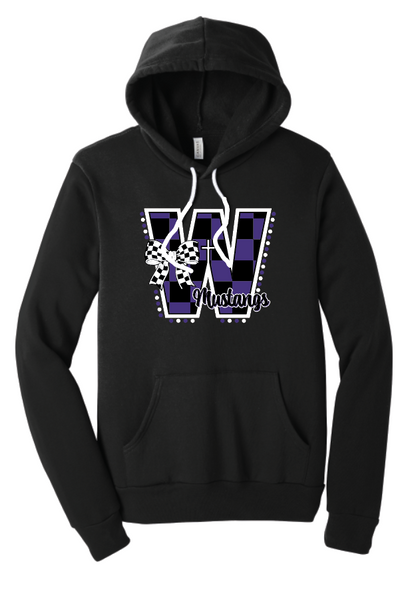 RETRO CHECK Welseyan Christian School Mustangs Hoodie