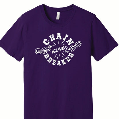 CHAIN BREAKER Theme shirt for 2025-26 BELLA+CANVAS® Unisex CVC Short Sleeve Tee