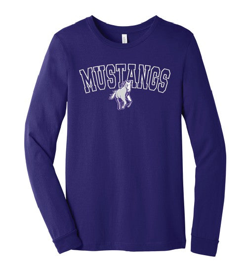 Horse Mustangs Long Sleeve Tee