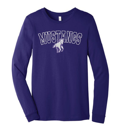 Horse Mustangs Long Sleeve Tee